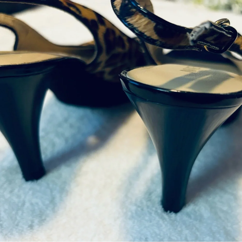 Brand New Fur Heels By NINE WEST - Size 7.5 M - Heel Height 3.5 Inches - Picture 5 of 6